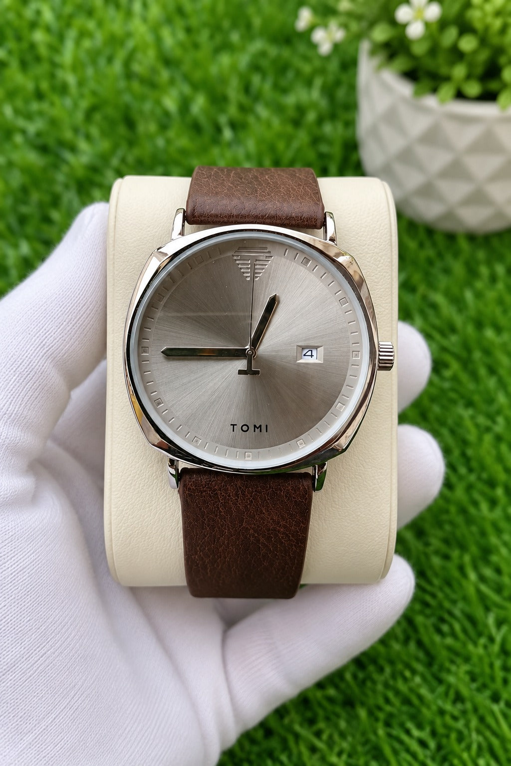 Men's Watch Leather Strap